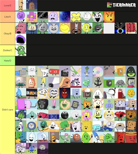 bfb david|bfdi david tier list.